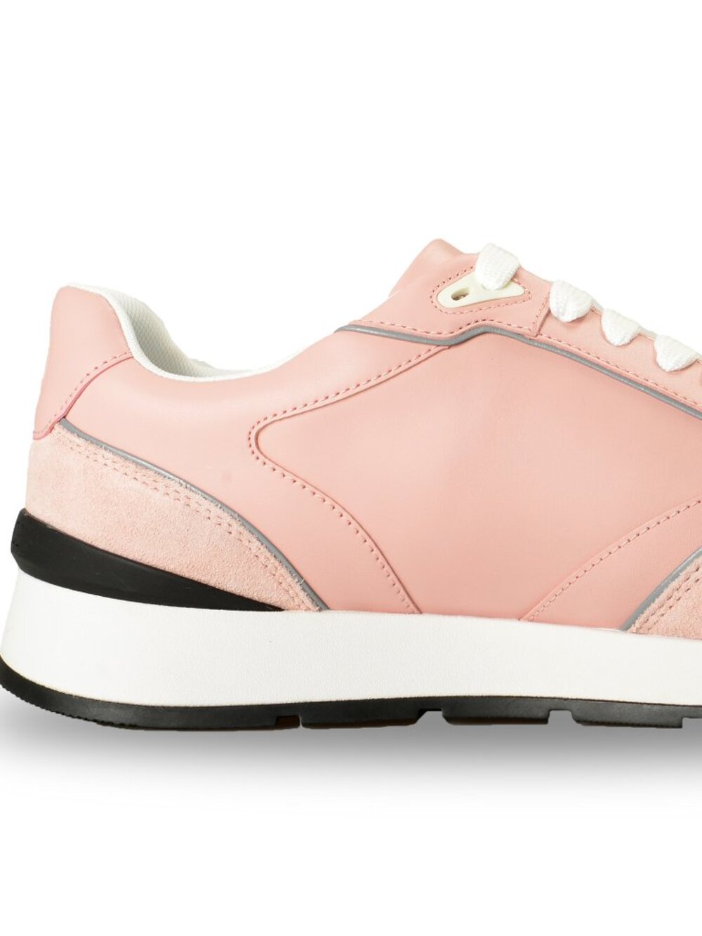 Versace Women's Pale Pink 100%Leather Logo Embroidery Sneakers Shoes US 8 IT 38 - Picture 4 of 8